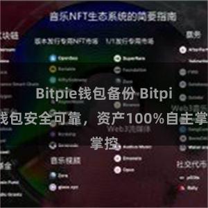 Bitpie钱包备份 Bitpie钱包安全可靠，资产100%自主掌控