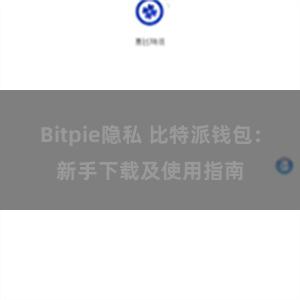 Bitpie隐私 比特派钱包：新手下载及使用指南