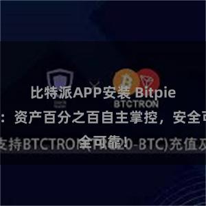 比特派APP安装 Bitpie钱包：资产百分之百自主掌控，安全可靠！