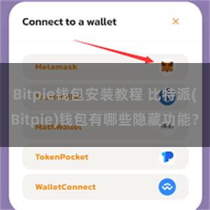 Bitpie钱包安装教程 比特派(Bitpie)钱包有哪些隐藏功能？